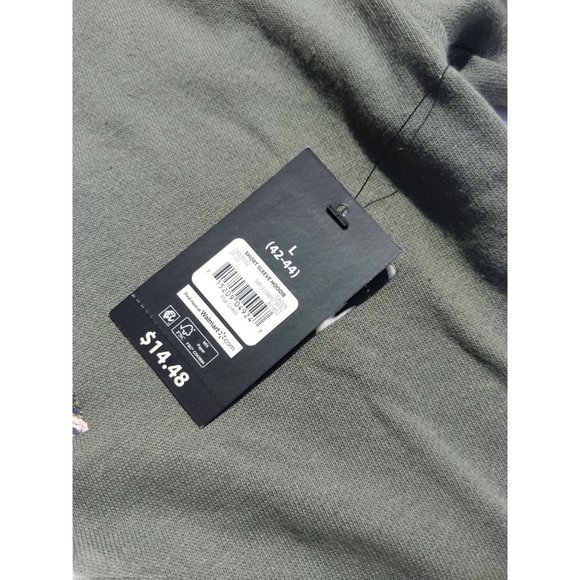 No Boundaries Mens Large Green Short Sleeve Hoodie New with tags - Picture 8 of 8